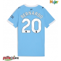 Camiseta Manchester City Bernardo Silva #20 Primera Equipación para mujer 2025-26 manga corta